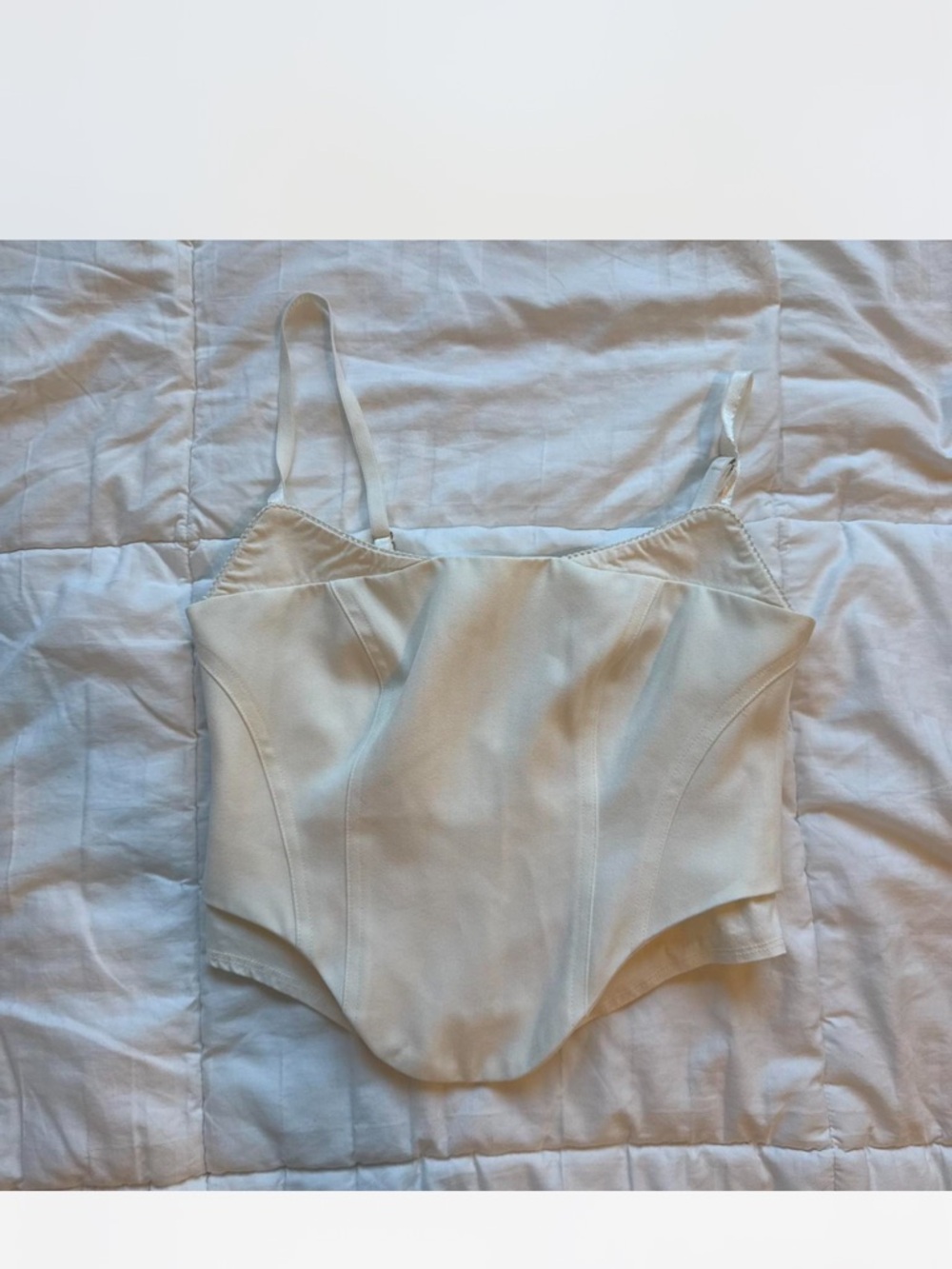 I.AM.GIA Cream Corset Cami Top